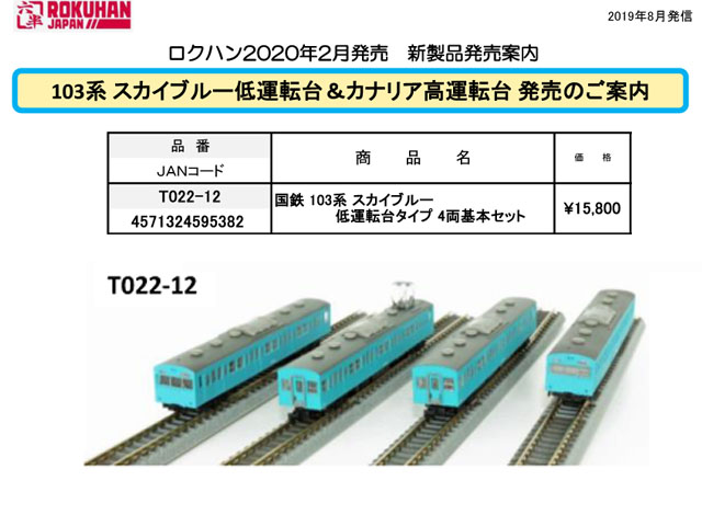 ≪超目玉☆12月≫ ロクハン Zゲージ T022-7 国鉄 103系 オレンジ 中央線タイプ 4両 基本セット