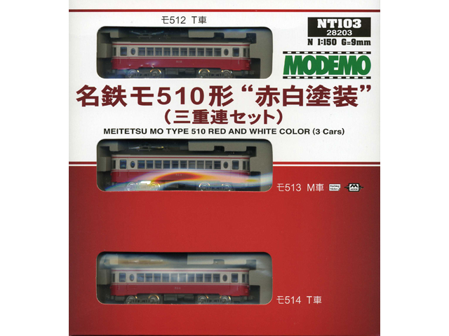 モデモ ＮＴ103 名鉄モ510形 ”赤白塗装 タムタムオンラインショップ 