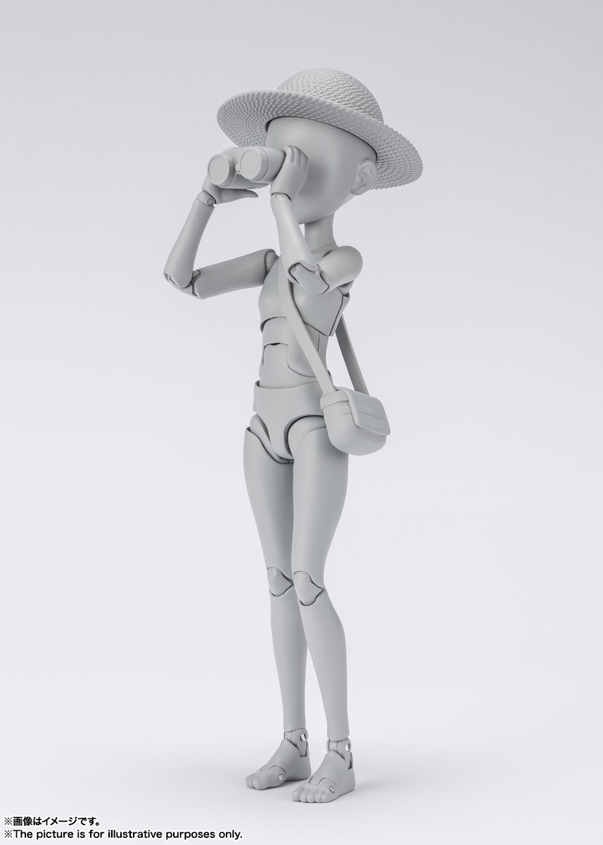 S.H.Figuarts ボディちゃん -杉森建- Edition DX SET (Gray Color Ver