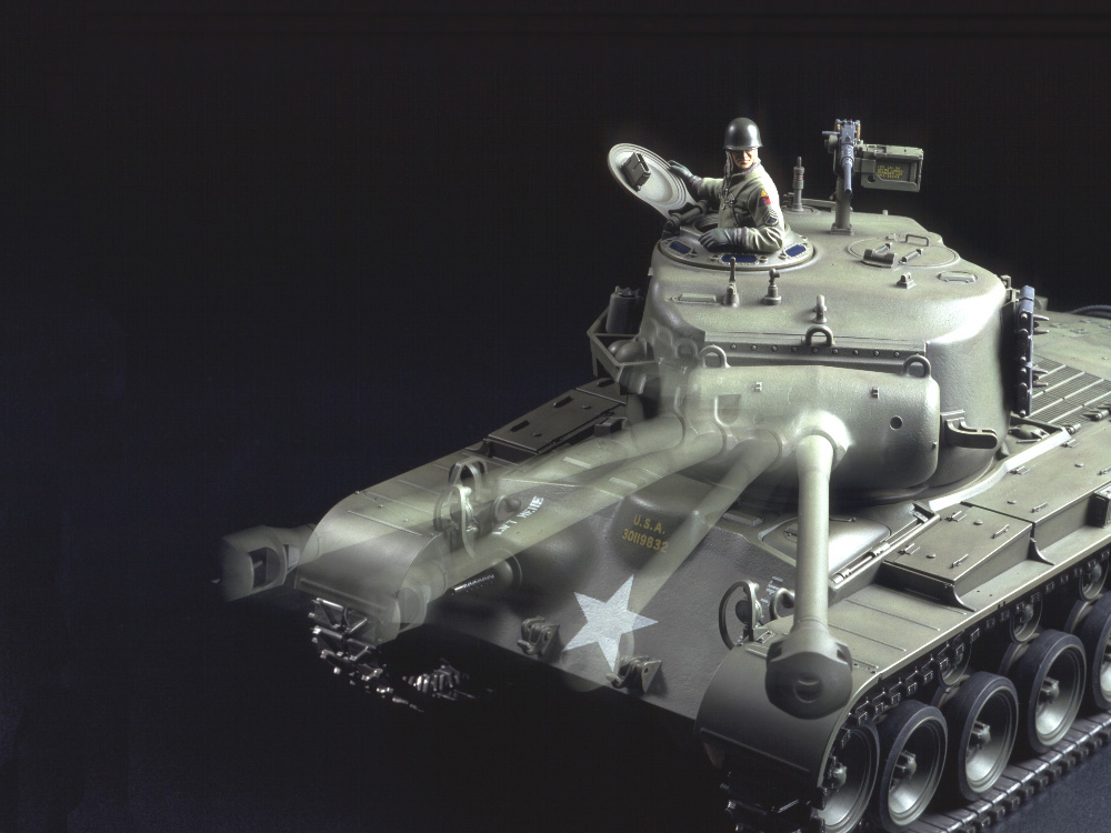 TAMIYA タミヤ電動RC ラジコン戦車 1/16 M26パーシング TANK アメリカ