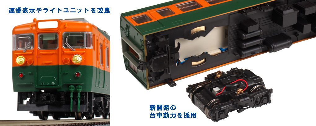 鉄道模型KATO 【ＨＯ】165系  ３両基本セット