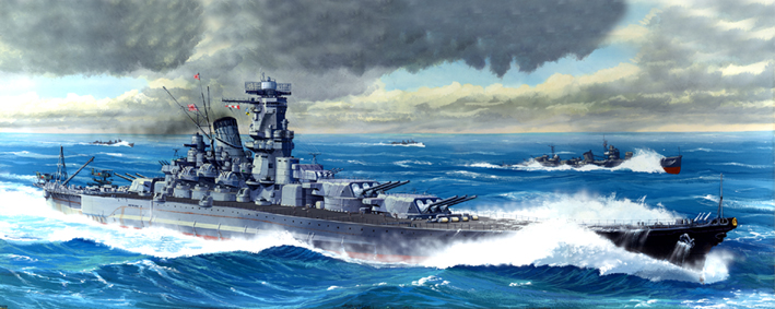 1/700 日本海軍戦艦 武蔵（昭和19年/捷一号作戦） タムタムオンライン