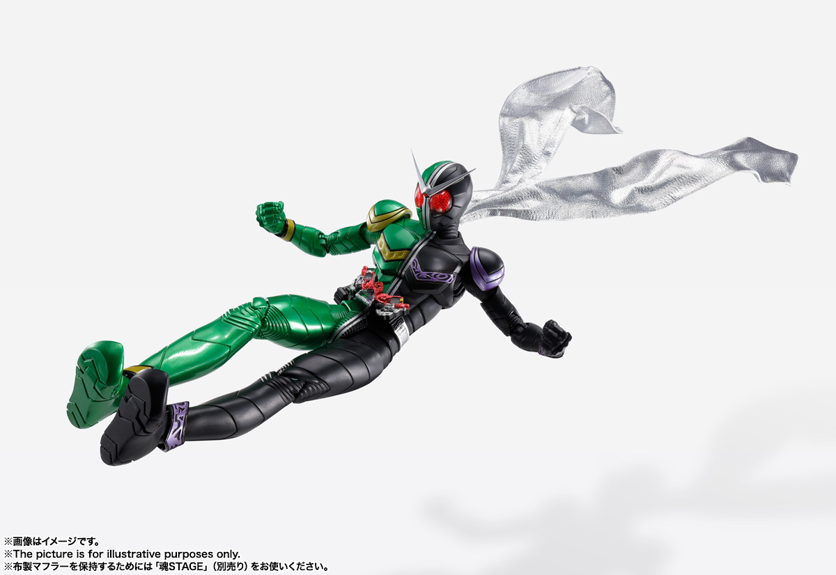 S.H.Figuarts（真骨彫製法）仮面ライダーW サイクロンジョーカー 風都