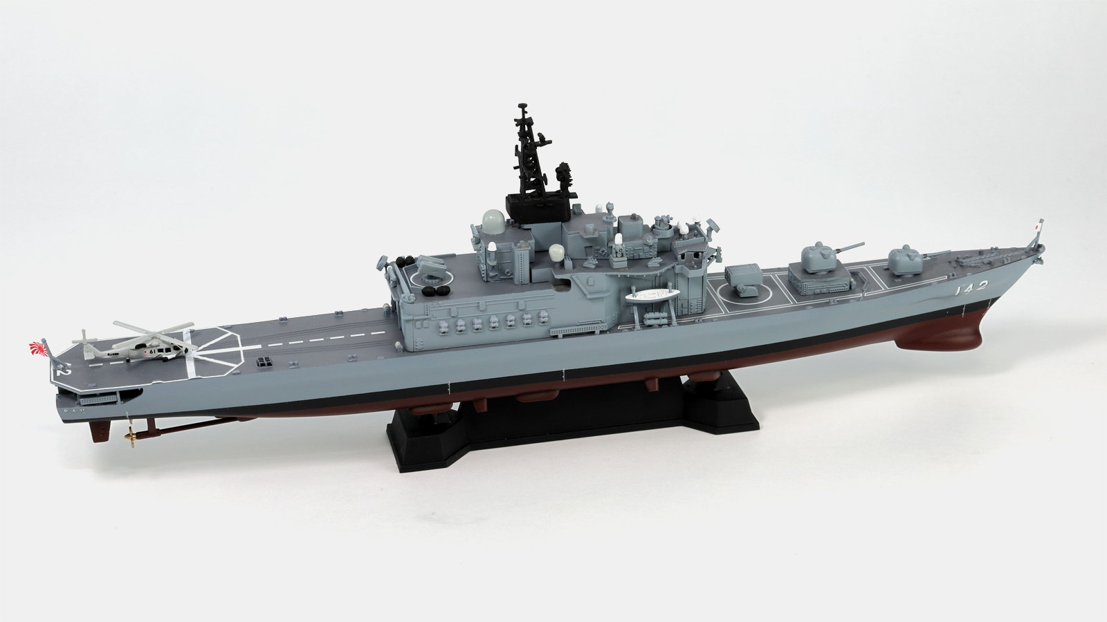 1/700 海上自衛隊 護衛艦 DDH-142 ひえい 旗・旗竿・艦名プレート 