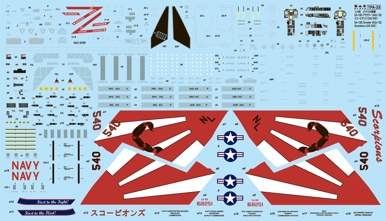 1/48 アメリカ海軍 電子戦機 EA-18G グラウラー 三沢 2021 CAGバード 