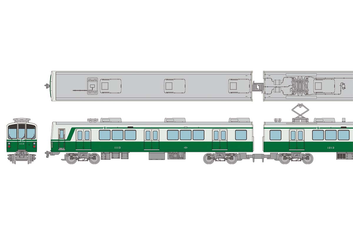 超美品の 神戸市営地下鉄西神・山手線1000系3両セット 鉄道模型 