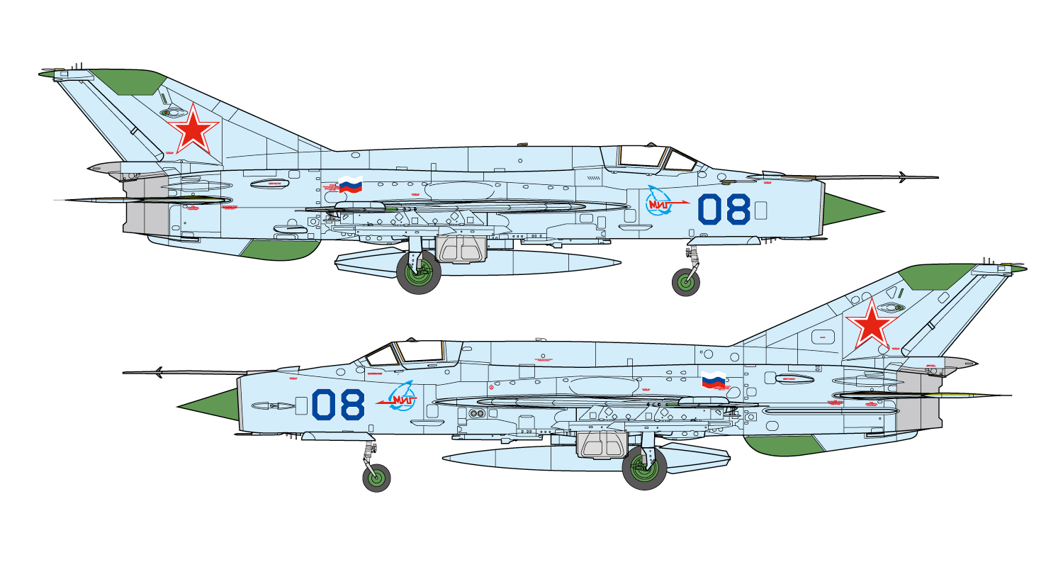 1/48 MiG-21 bis フィッシュベッド L ブルー 08 タムタムオンライン 