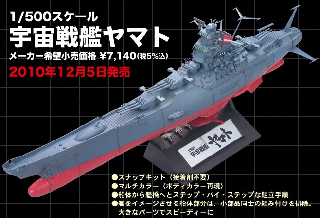 1/500 宇宙戦艦ヤマト『宇宙戦艦ヤマト』 タムタムオンラインショップ