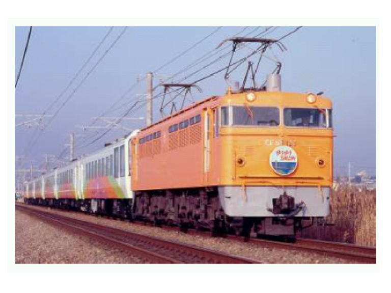 マイクロエース A1770 EF65-123・オレンジ 「ゆうゆうサロン岡山」牽引 