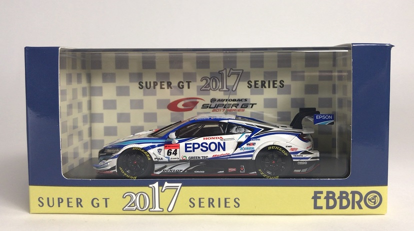 1/43 Epson Modulo NSX-GT SUPER GT GT500 2017 No.64 WH タムタム 