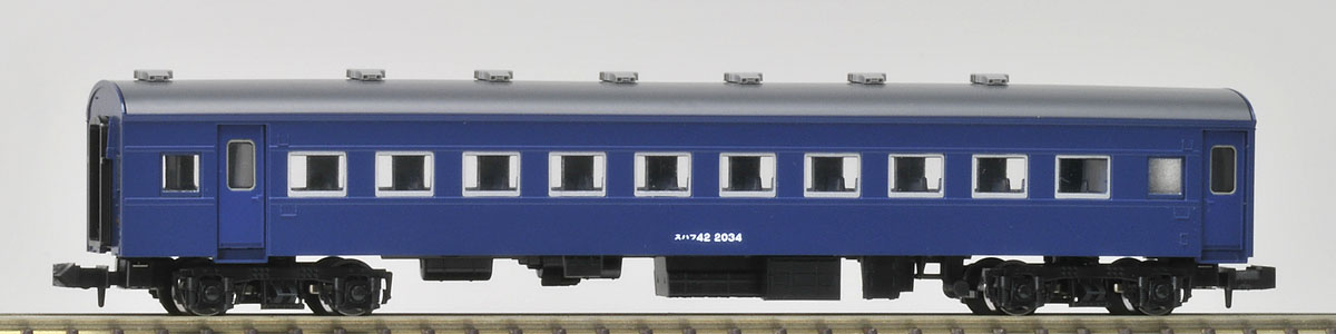 トミックス 9511 国鉄客車 スハフ42(アルミサッシ・青色) タムタム 