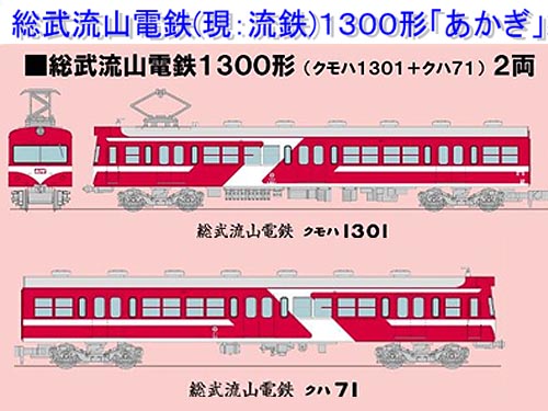 トミーテック 255345 鉄道コレクション 総武流山電鉄1300形(クモハ1301 