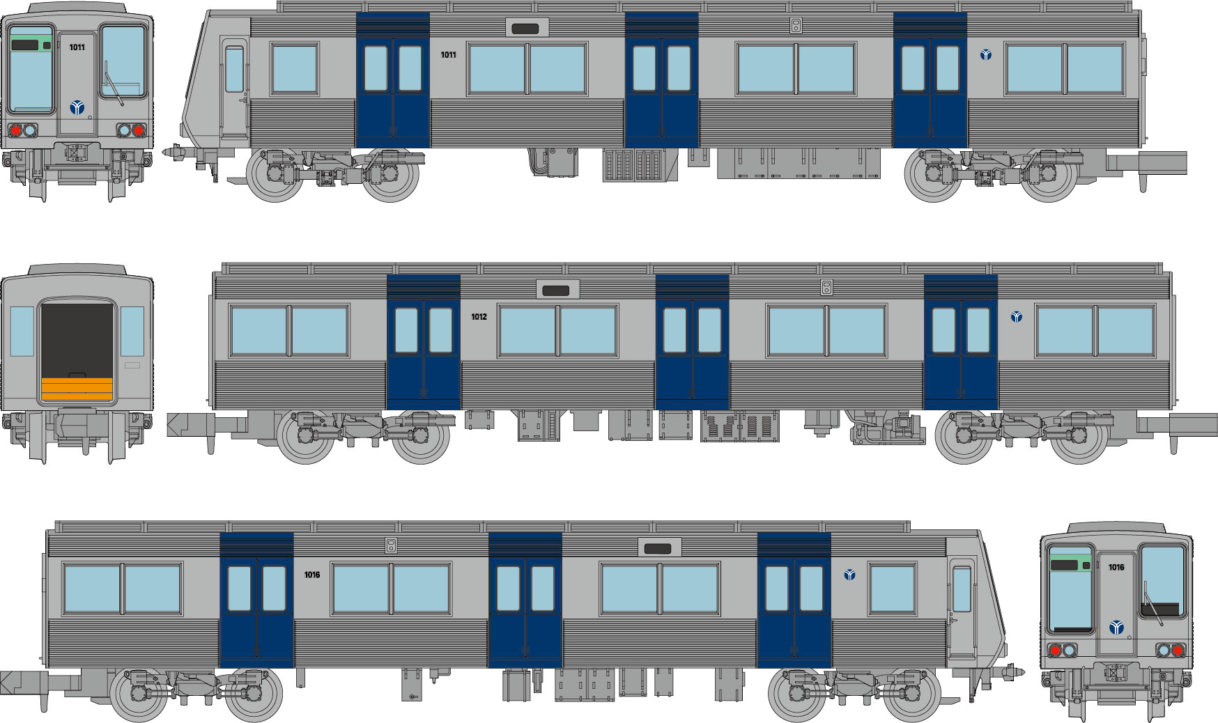 トミーテック 315704 鉄道コレクション横浜市営地下鉄1000形 非冷房車 