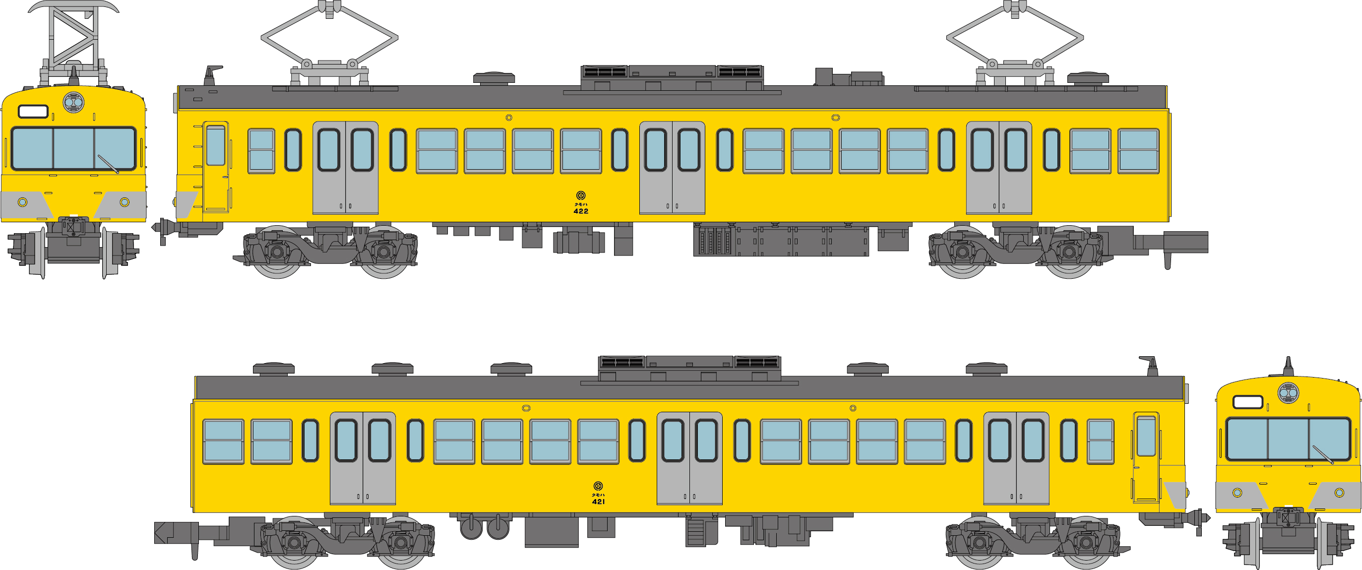 トミーテック 317395 鉄道コレクション 西武鉄道401系421編成2両セット