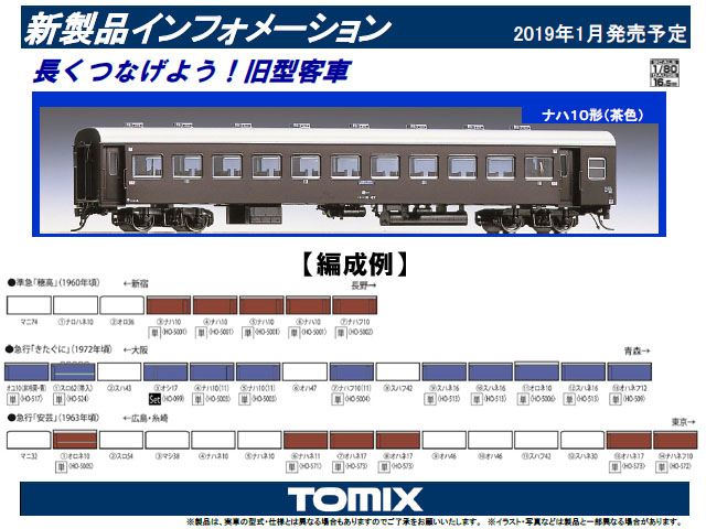 トミックス HO-5001 ナハ10 (茶色) 鉄道模型 HOゲージ タムタム 