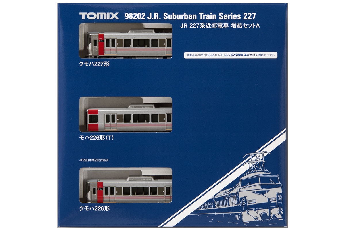 トミックス 98202 227系近郊電車 増結3両セットA 鉄道模型 N