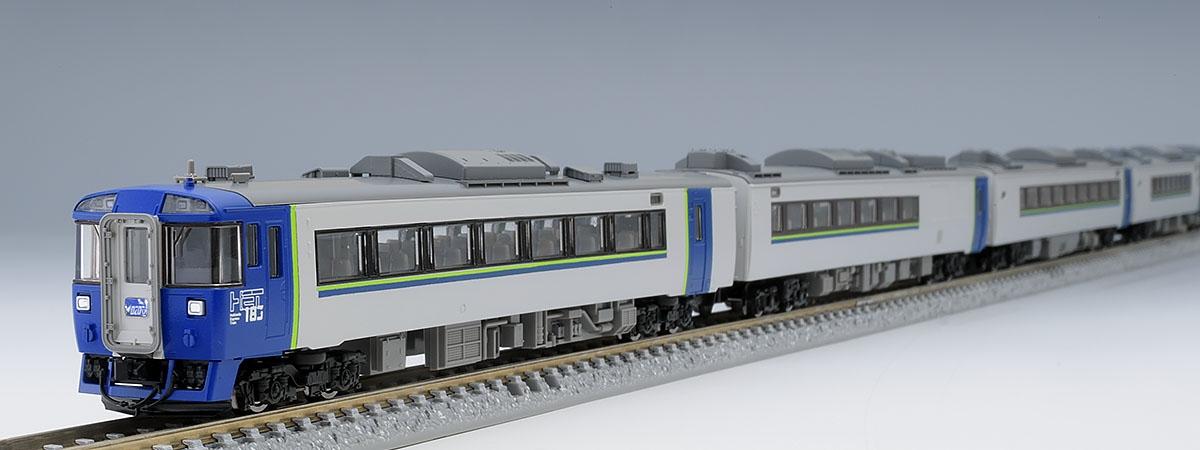 TOMIX HO JR北海道キハ183系 6両編成 HET色 - 鉄道模型