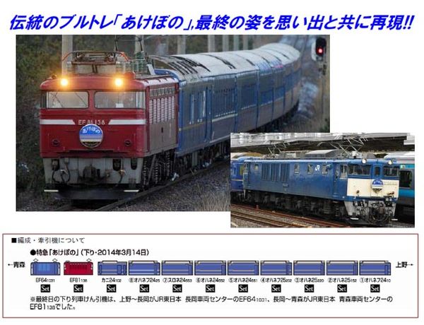 トミックス 98928 <限定>24系「さよならあけぼの」セット (11両 