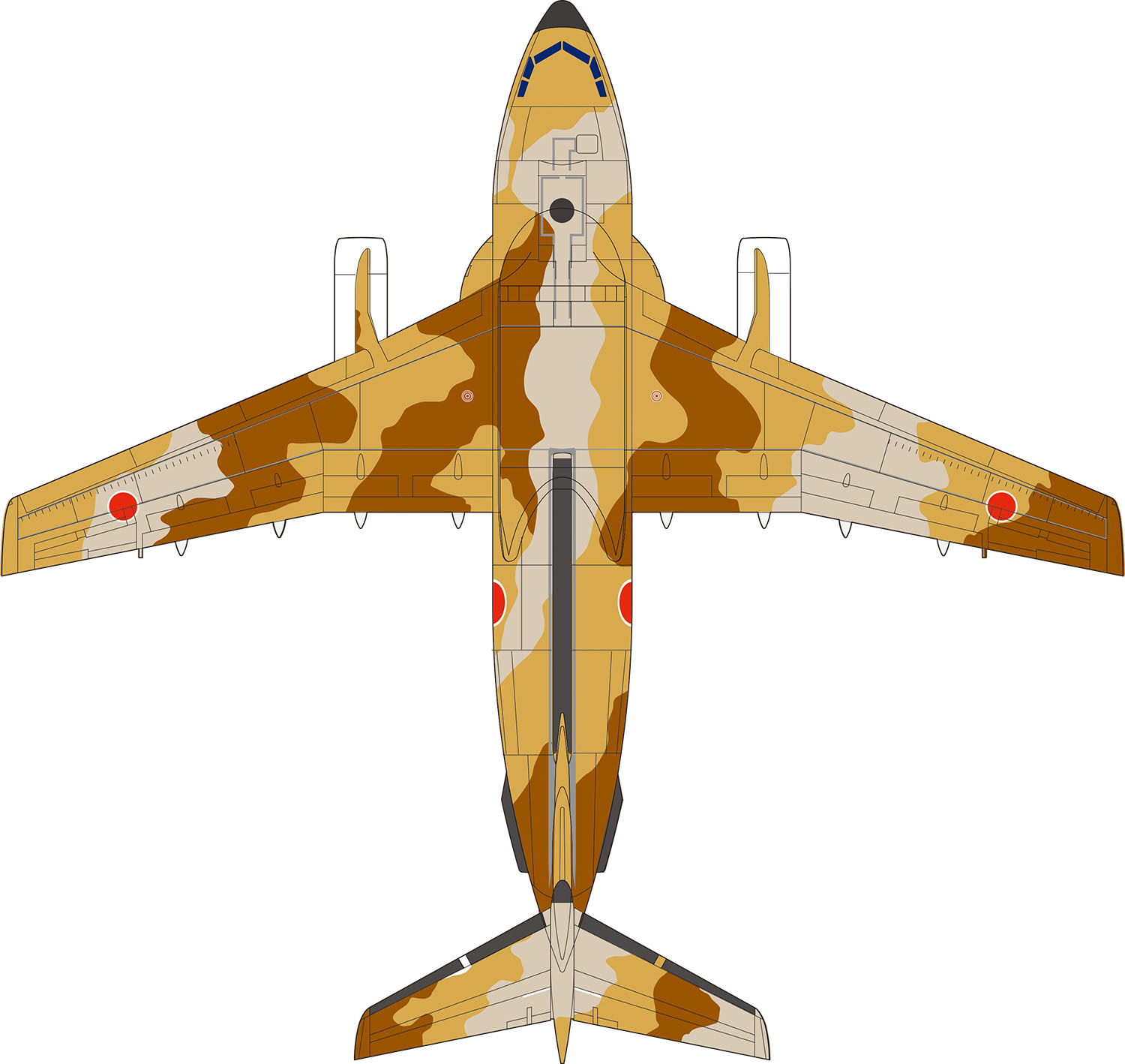 1/144 航空自衛隊 C-1 輸送機 第2輸送航空隊 創設50周年記念塗装機 ブラウン迷彩 タムタムオンラインショップ札幌店 通販 ミリタリーモデル