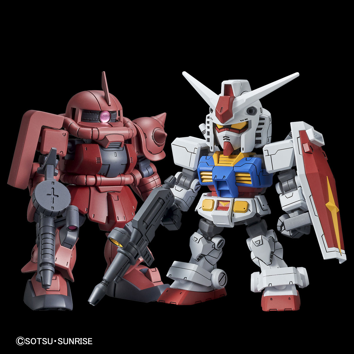 SDガンダムクロスシルエット RX-78-2 ガンダム＆シャア専用ザクII 