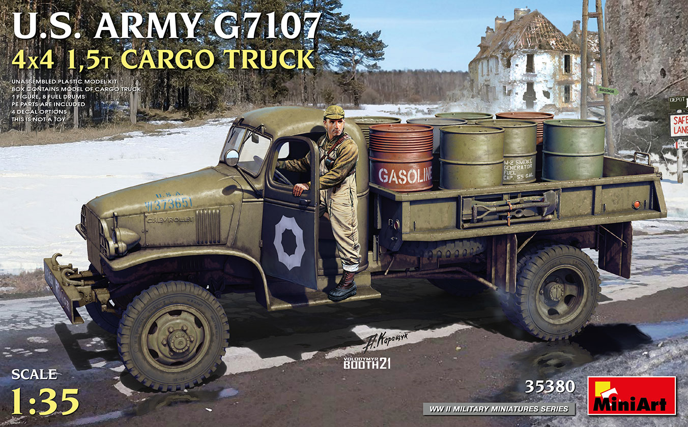 1/35 アメリカ陸軍 G7107 4X4 1.5t カーゴトラック タムタムオンライン