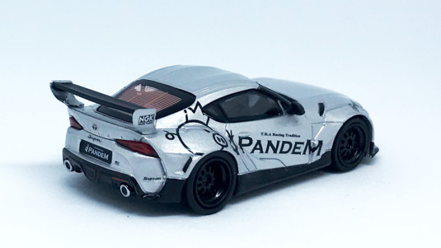 MINI GT Pandem Toyota GR Supra シルバー MINI-GT 1/64 Pandem Toyota GR スープラ V1.0 シルバー 右ハンドル