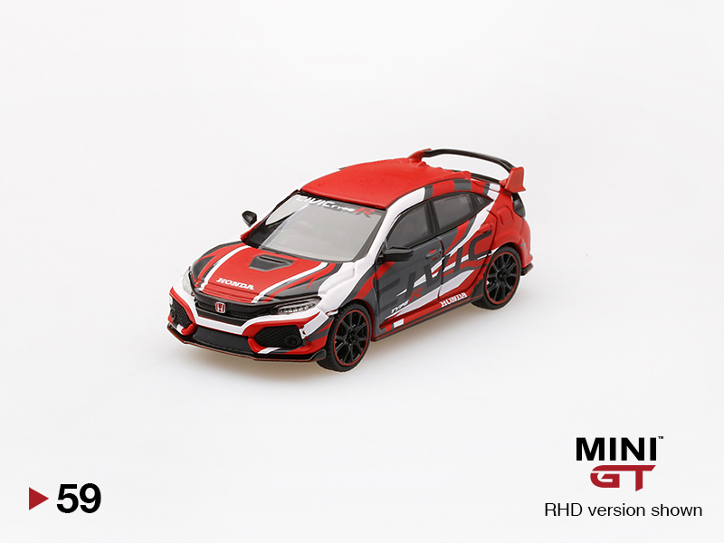 MINI-GT 1/64 Honda シビック Type R 2018 インドネシア限定 右