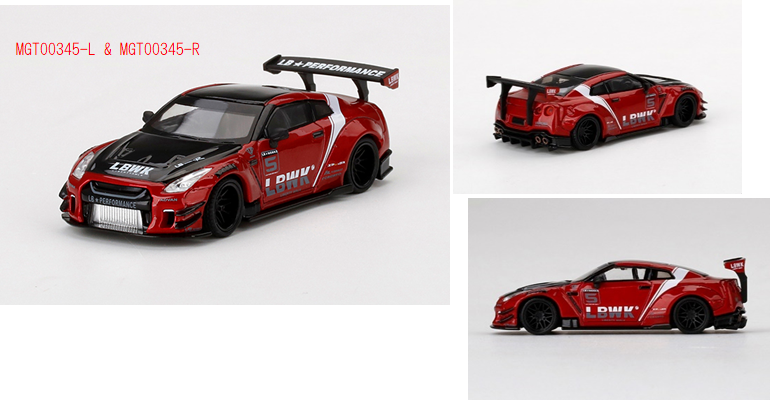 MINI-GT 1/64 LB☆WORKS Nissan GT-R R35 タイプ2 リアウイング