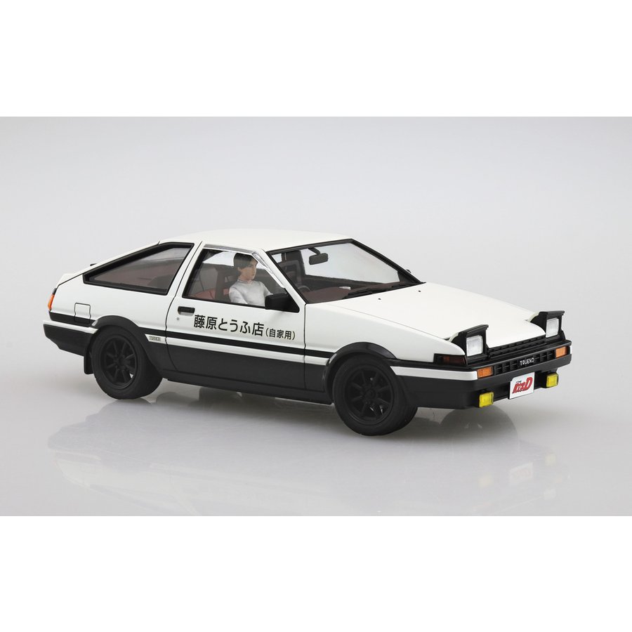 1/24 藤原拓海 AE86トレノ ドライバーフィギュア付『頭文字D