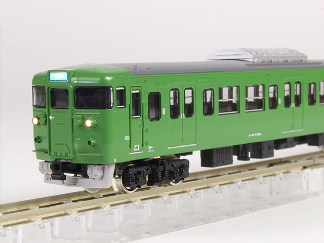 【限定割引】グリーンマックス(30920) 113系7700番台(30N体質改善車、京都地域色)、動力無し、写真中央 近郊形電車