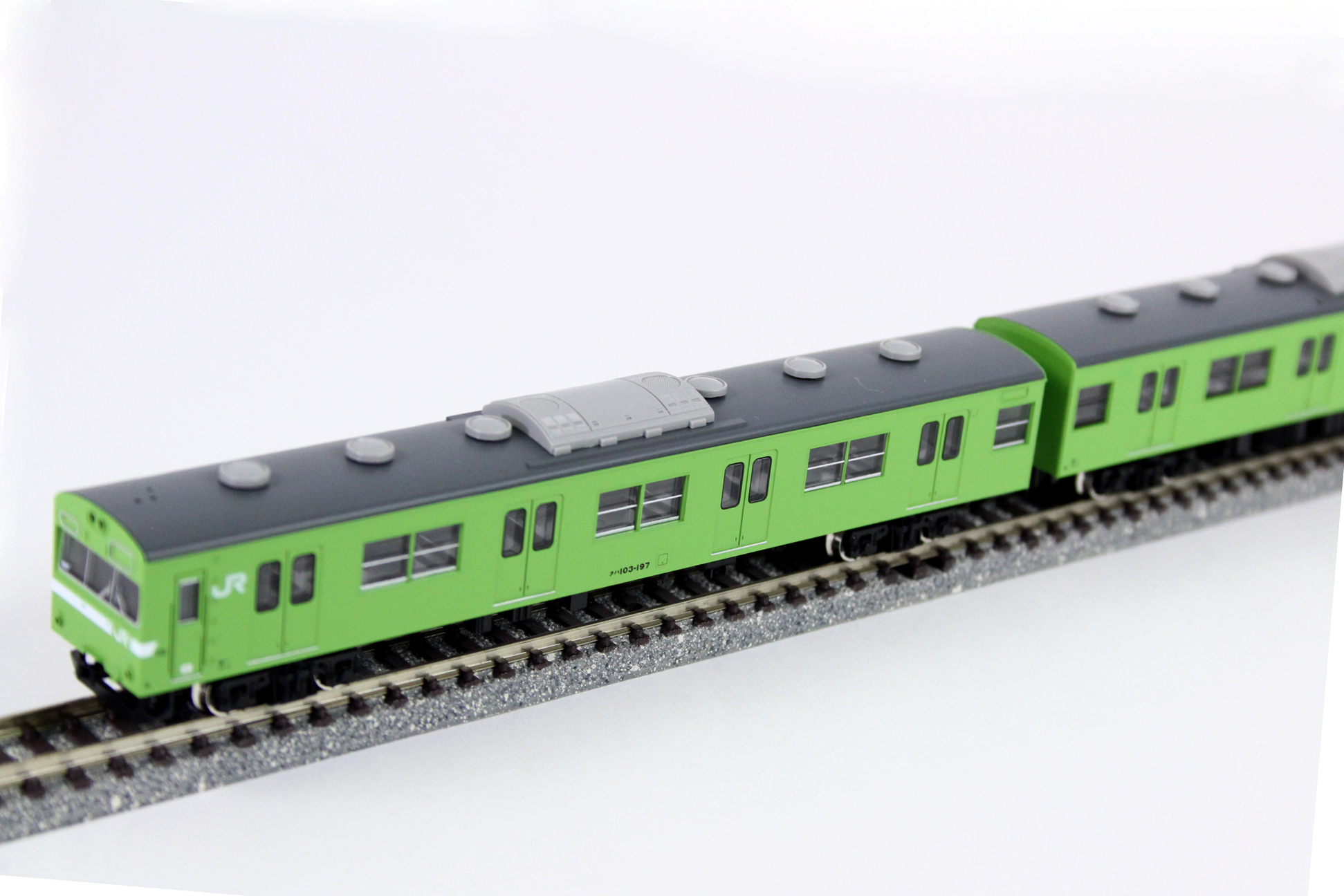 50611 JR103系(関西形・ウグイス・NS617編成) 6両編成セット(動力付き) Nゲージ 鉄道模型 GREENMAX(グリーンマックス)
