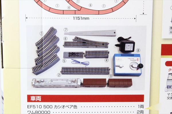 KATO 3-003 テーブルトップスターターセット EF510カシオペア HOゲージ 