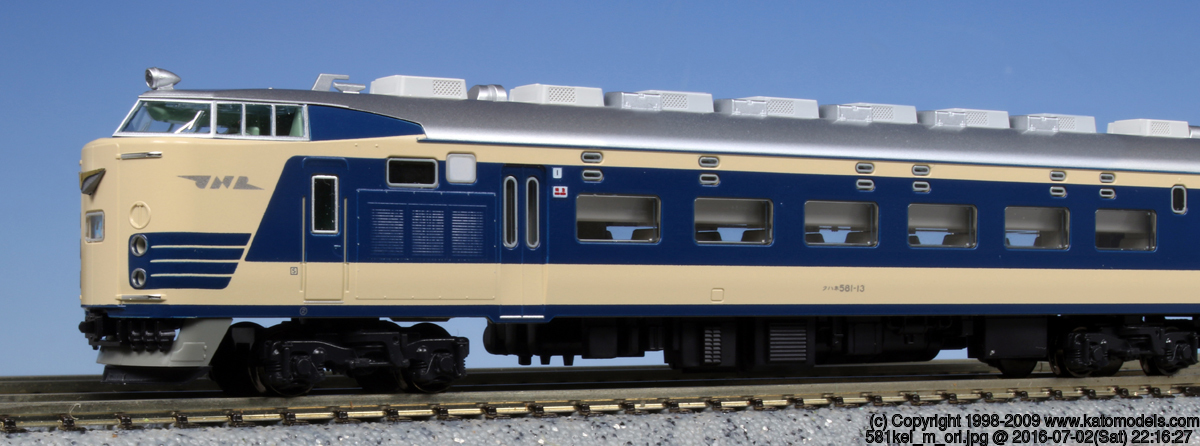 新色入荷KATO　10-1354　581系　７両基本セット　Nゲージ　鉄道模型　動作未確認　(NN0610_5_y) 特急形電車