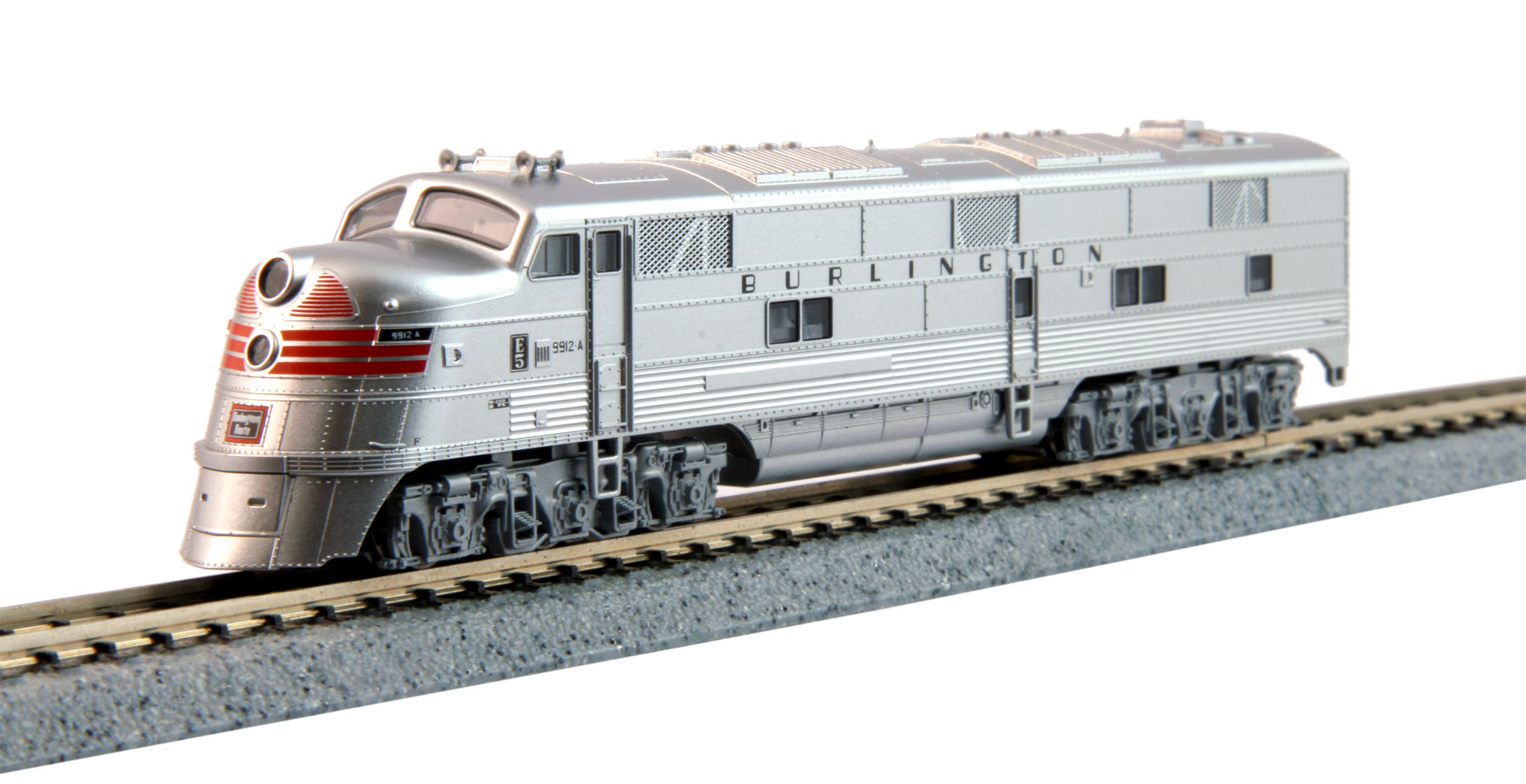KATO カトー 176-5404 E5A CB&Q with Red Nose Stripes 9912A 鉄道模型 