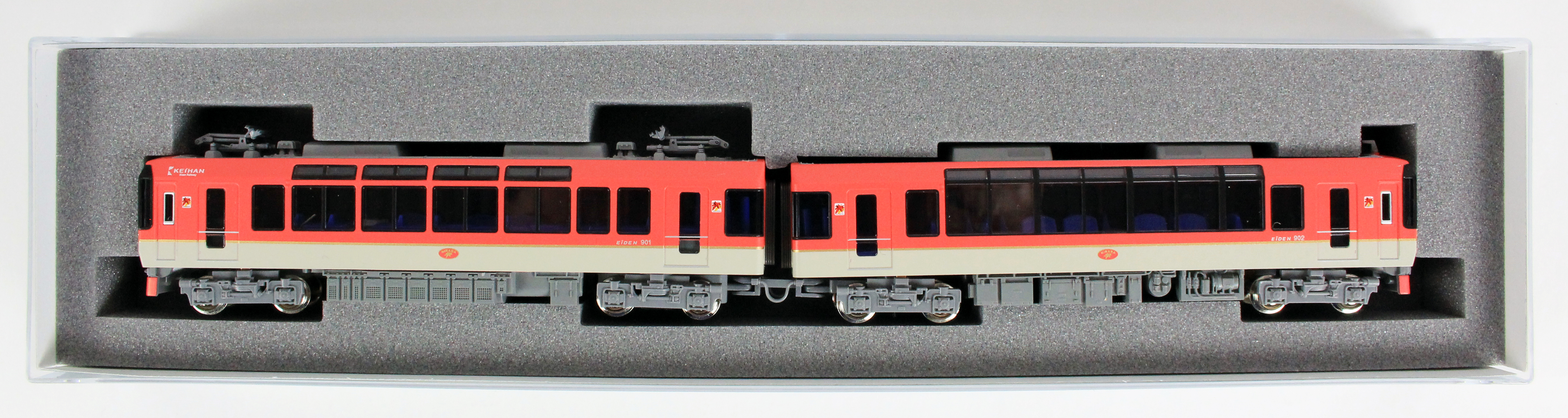 KATO 10-1471 叡山電鉄900系 きらら（メープルレッド） 鉄道模型 N