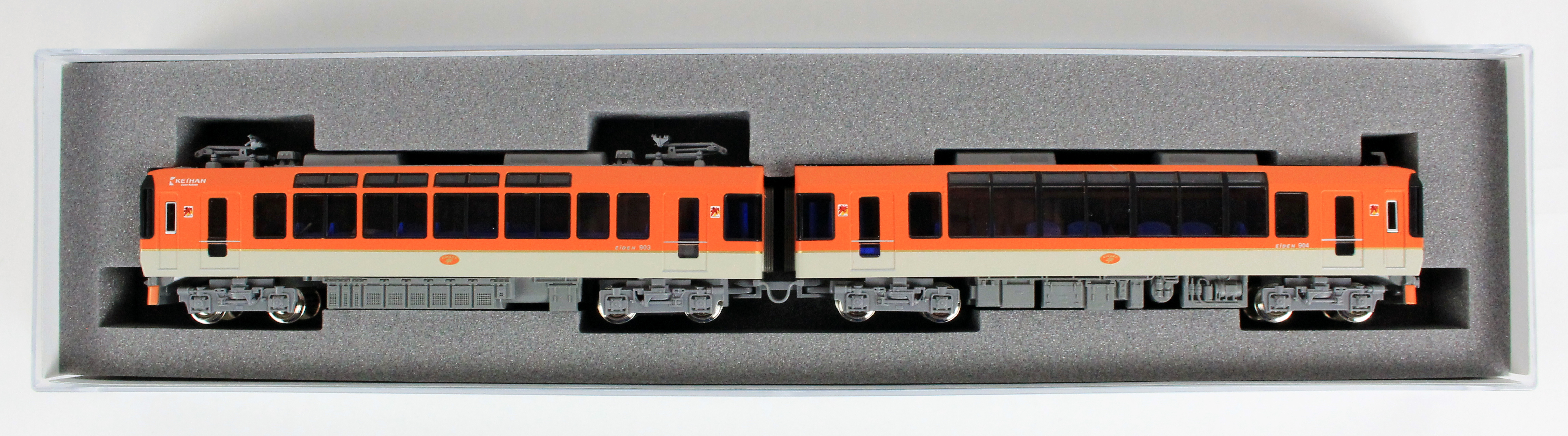 KATO 10-1472 叡山電鉄900系 きらら （メープルオレンジ） 鉄道模型 N