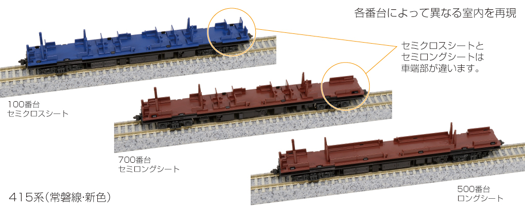 カトー KATO 10-1535•1536 415系常磐•新色 7両基本•4両増結セット められる