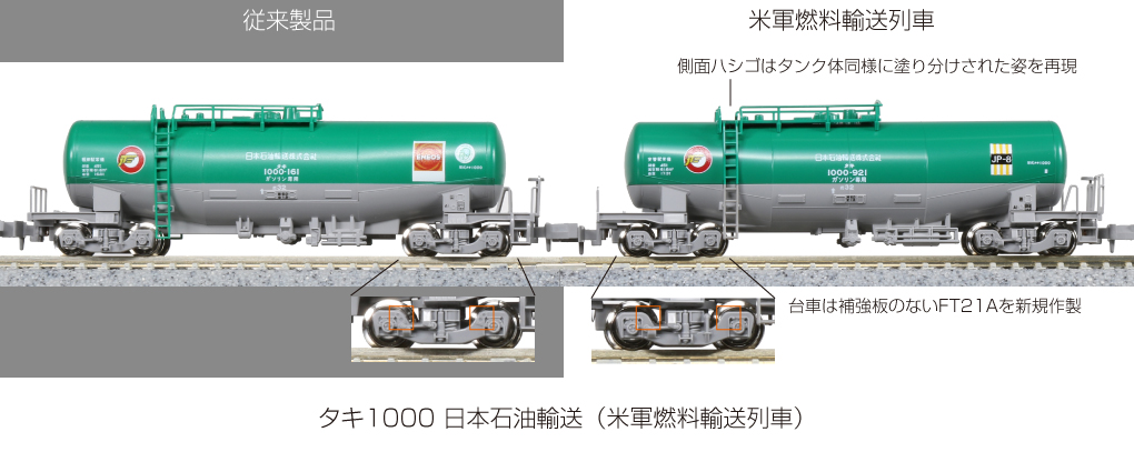 KATO 10-1589 タキ1000日本石油輸送（米軍燃料輸送列車）12両セット Ｎ 