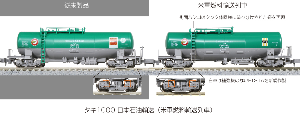 KATO 10-1589 タキ1000日本石油輸送（米軍燃料輸送列車）12両