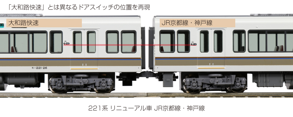 大人気新品 【KATO】221系リニューアル車 [10-1578] 神戸・京都線8両 ...