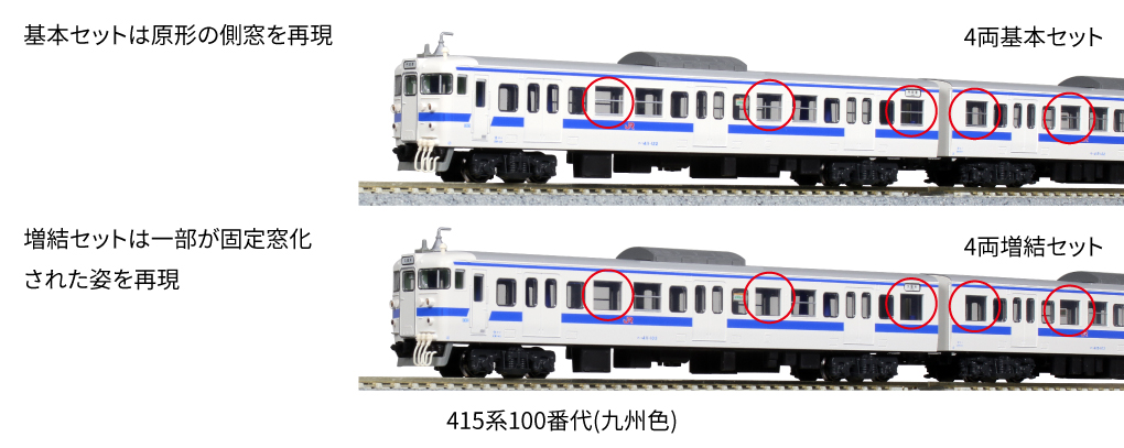 ふるさと納税 KATO 415系 九州色 基本、増結セット 近郊形電車 