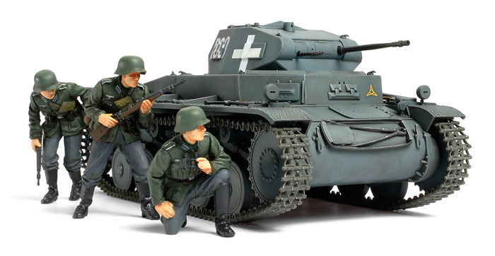 印象のデザイン プラモデル戦車 １：６スケール ドイツ軍Ⅱ号戦車 Ｃ型 