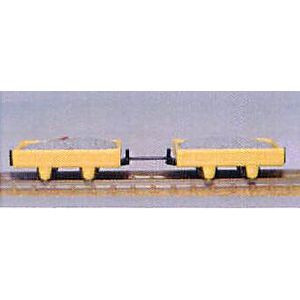 津川洋行 14020 保線用トロッコ バラスト運搬車2両(バラスト付) 鉄道 