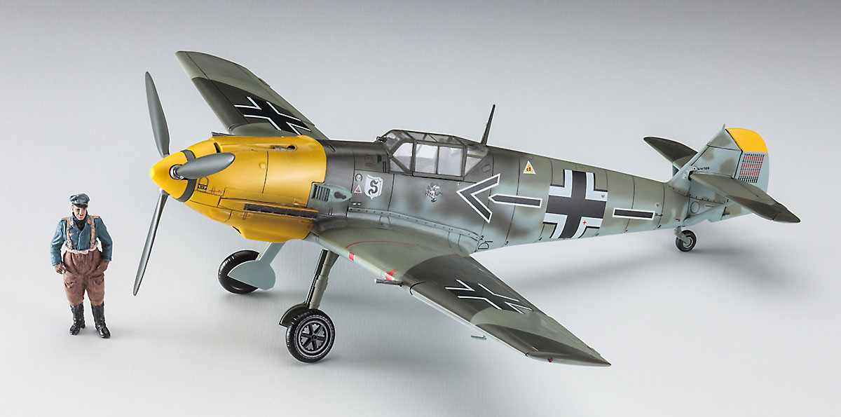 1/48 メッサーシュミット Bf109E-4/N “ガーランド” w/フィギュア 