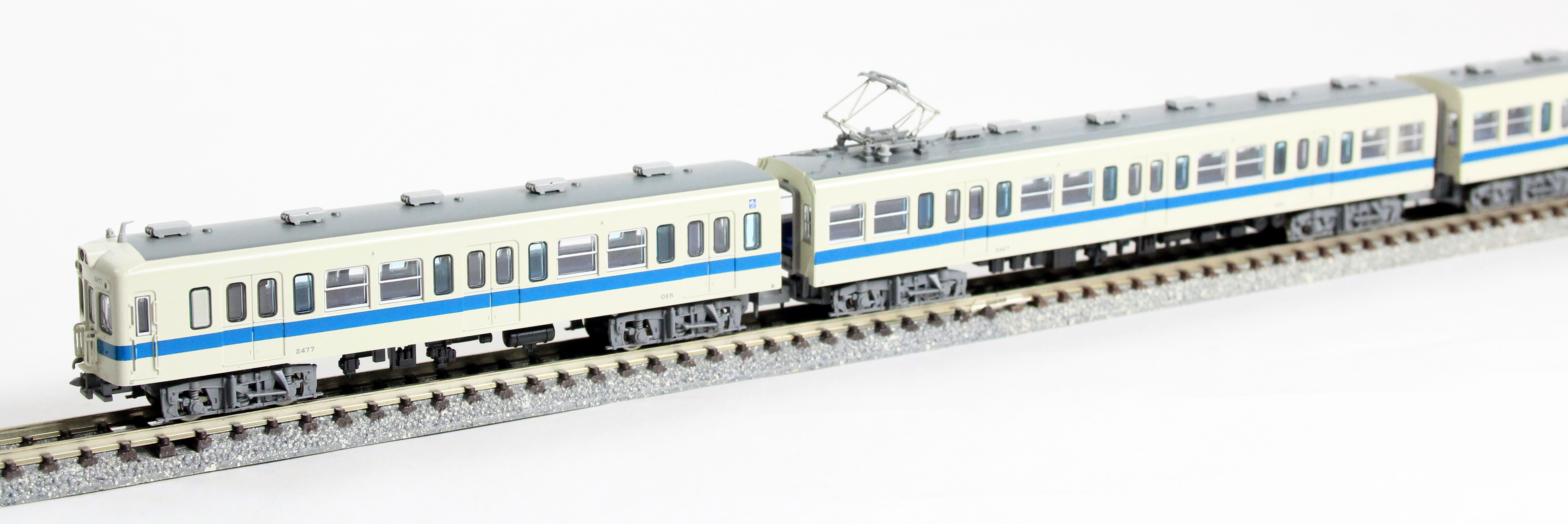 TOMIXNゲージ マイクロエース 小田急 2400形 新塗装 冷房 - 鉄道模型