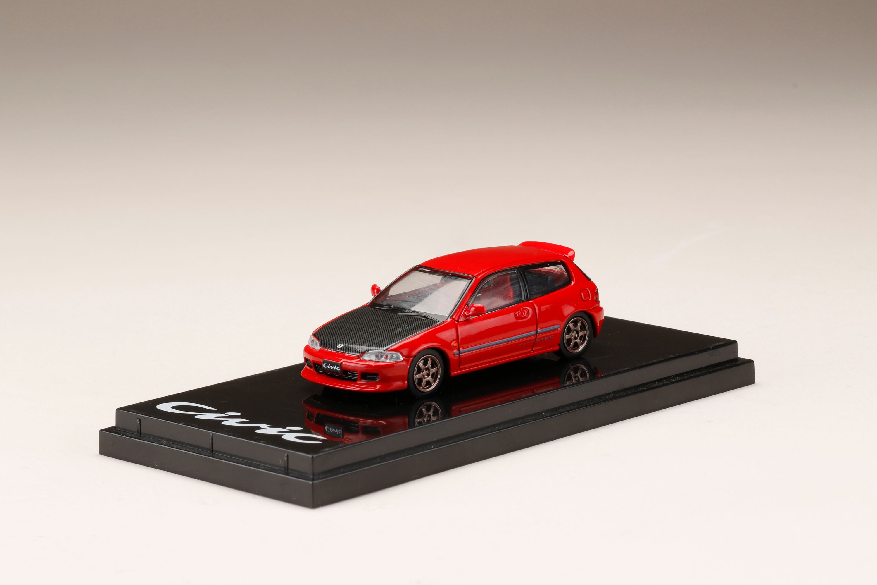 1/64 ホンダ CIVIC EG6 カスタムVer. カーボンボンネット レッド タムタムオンラインショップ札幌店 通販