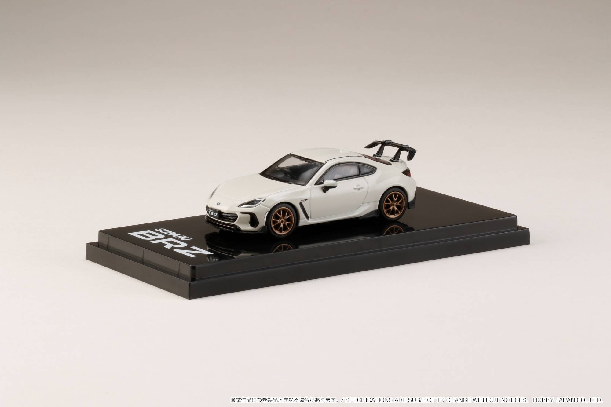 1/64 スバル BRZ ZD S STI Performance クリスタルホワイトパール 