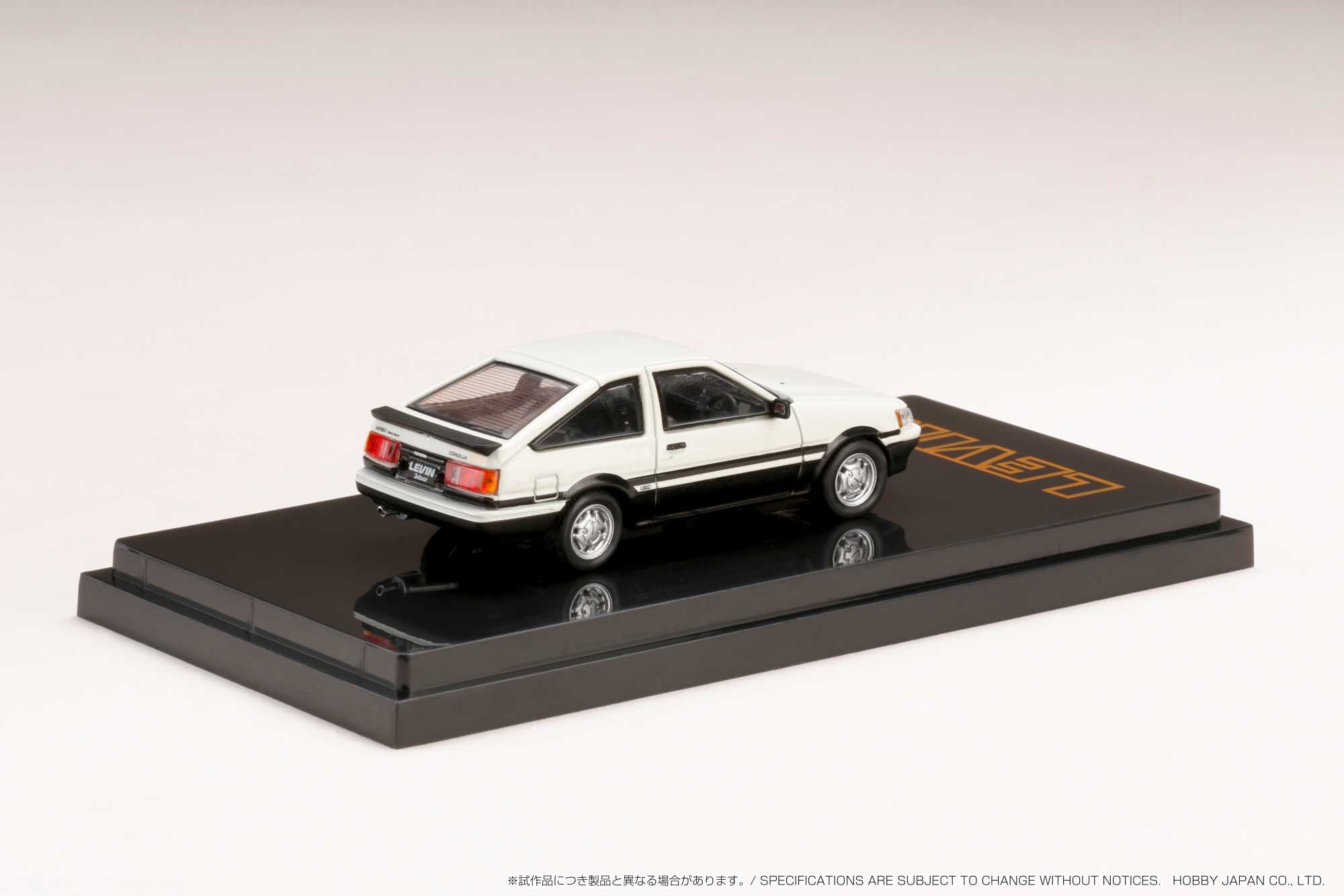 1/64 トヨタ カローラ レビン AE86 3 ドア GT APEX白/黒ツートン タムタムオンラインショップ札幌店 通販