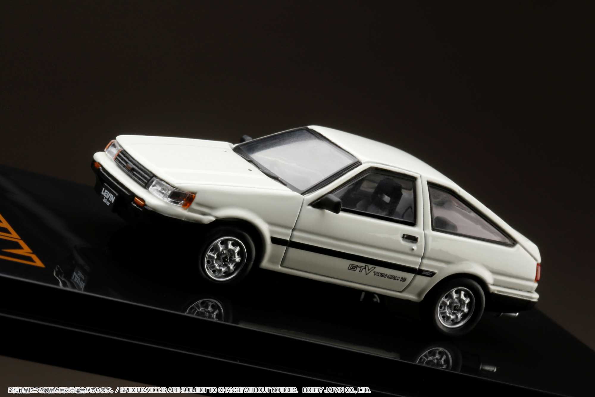 1/64 トヨタ カローラ レビン AE86 3 ドア GTV ホワイト タムタムオンラインショップ札幌店 通販