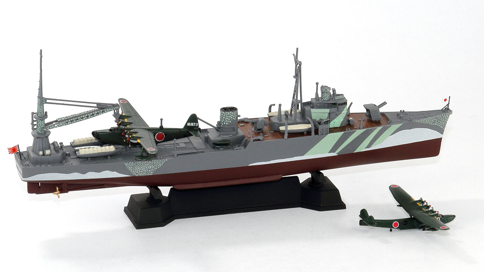 1/700 日本海軍 水上機母艦 秋津洲 旗・艦名プレートエッチングパーツ